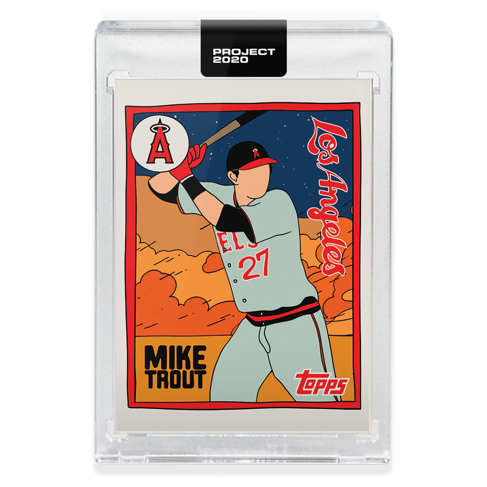 Topps PROJECT 2020 Card 63 - 2011 Mike Trout by Fucci - Print Run: 16430