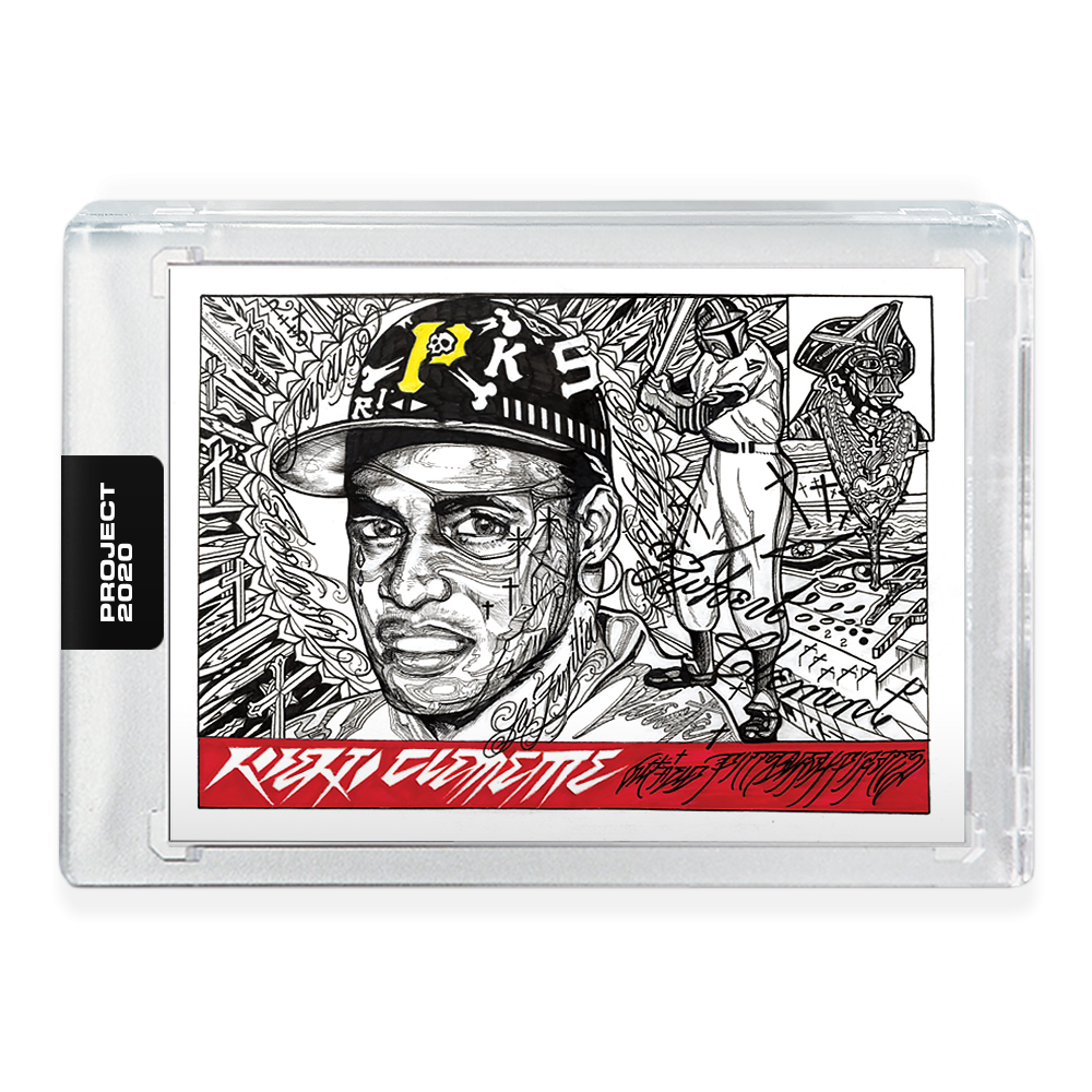 Topps PROJECT 2020 Card 68 - 1955 Roberto Clemente by JK5 - Print Run: 8518