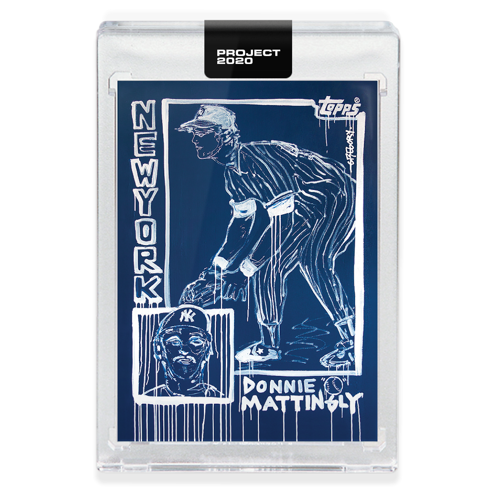Topps PROJECT 2020 Card 69 - 1984 Don Mattingly by Gregory Siff - Print Run: 7900