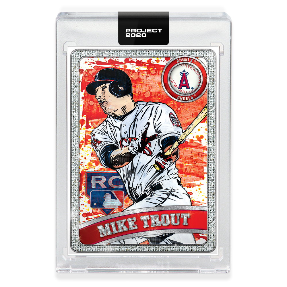Topps PROJECT 2020 Card 100 - 2011 Mike Trout by Blake Jamieson - Print Run: 74862