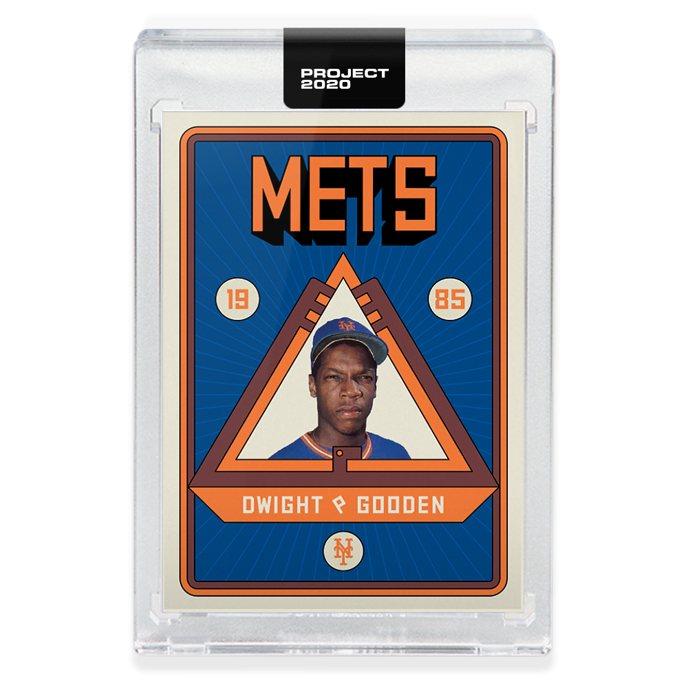 Topps PROJECT 2020 Card 106 - 1985 Dwight Gooden by Grotesk - Print Run: 8854