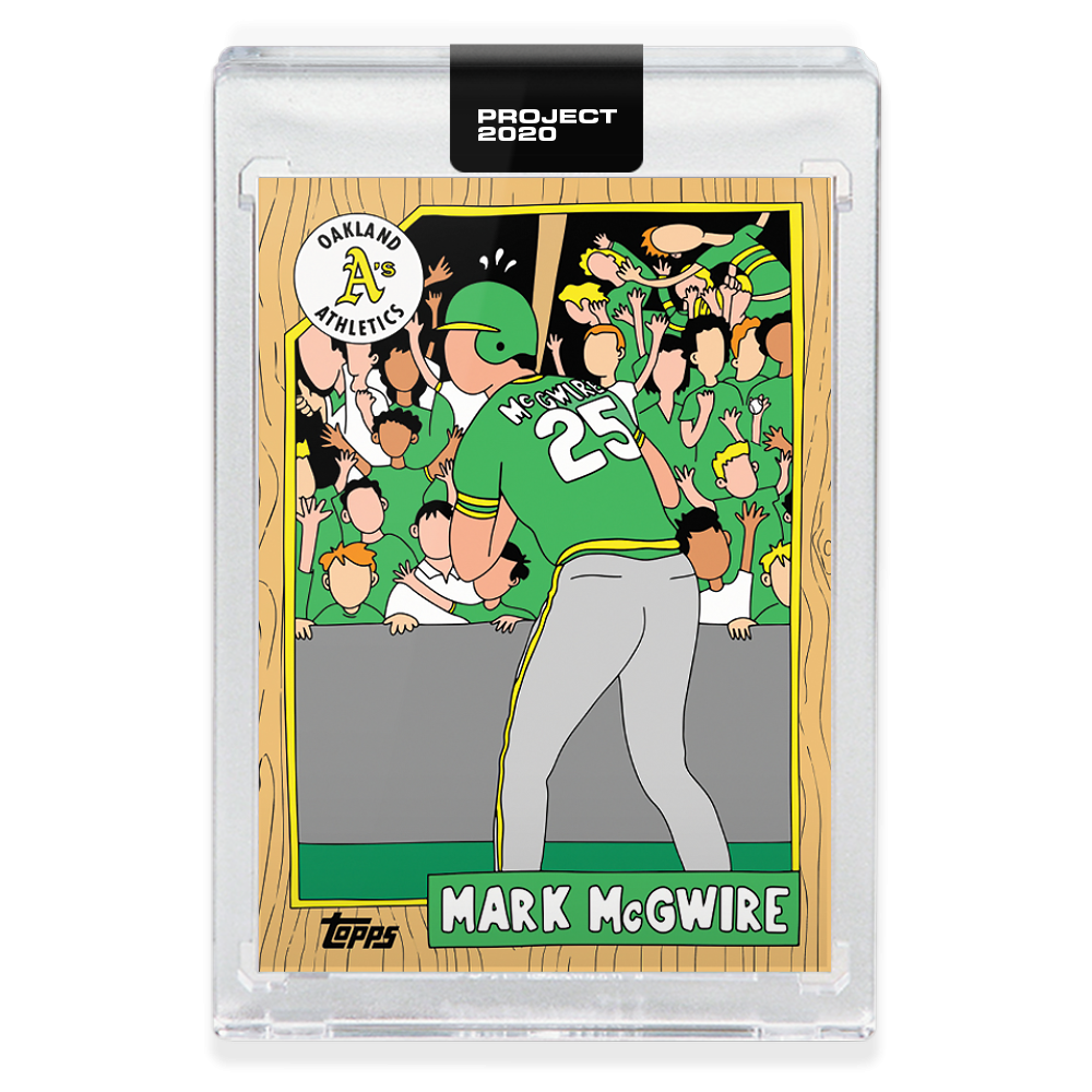 Topps PROJECT 2020 Card 134 - 1987 Mark McGwire by Fucci - Print Run: 5092
