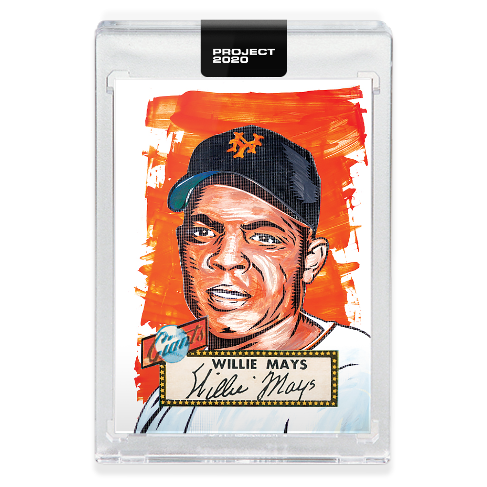 Topps PROJECT 2020 Card 143 - 1952 Willie Mays by Blake Jamieson - Print Run: 5930
