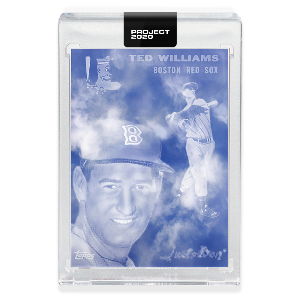Topps PROJECT 2020 Card 146 - 1954 Ted Williams by Don C - Print Run: 4693