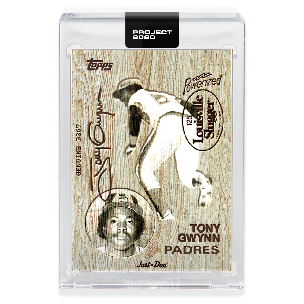 Topps PROJECT 2020 Card 180 - 1983 Tony Gwynn by Don C - Print Run: 4292