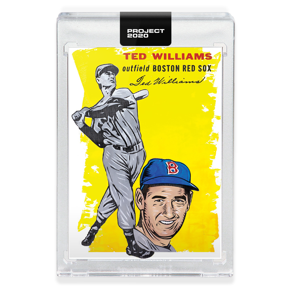 Topps PROJECT 2020 Card 189 - 1954 Ted Williams by Blake Jamieson - Print Run: 4684