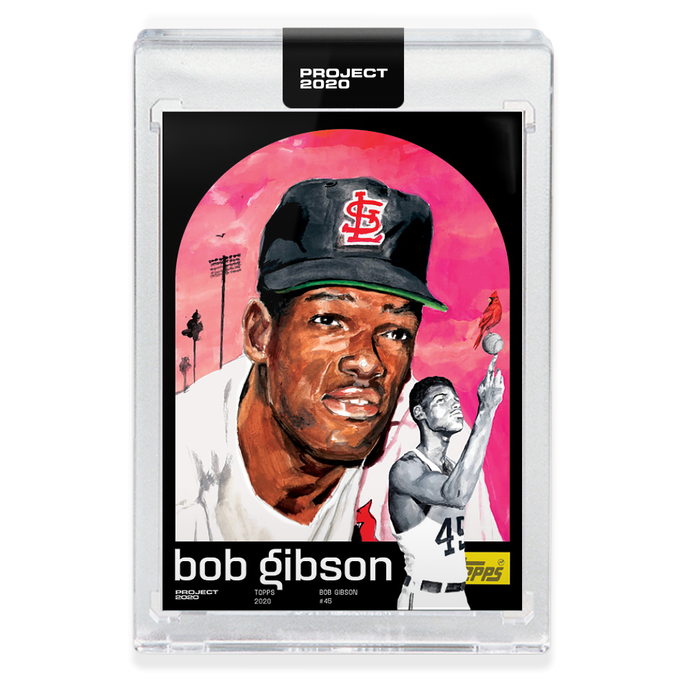 Topps PROJECT 2020 Card 202 - 1959 Bob Gibson by Jacob Rochester - Print Run: 2769