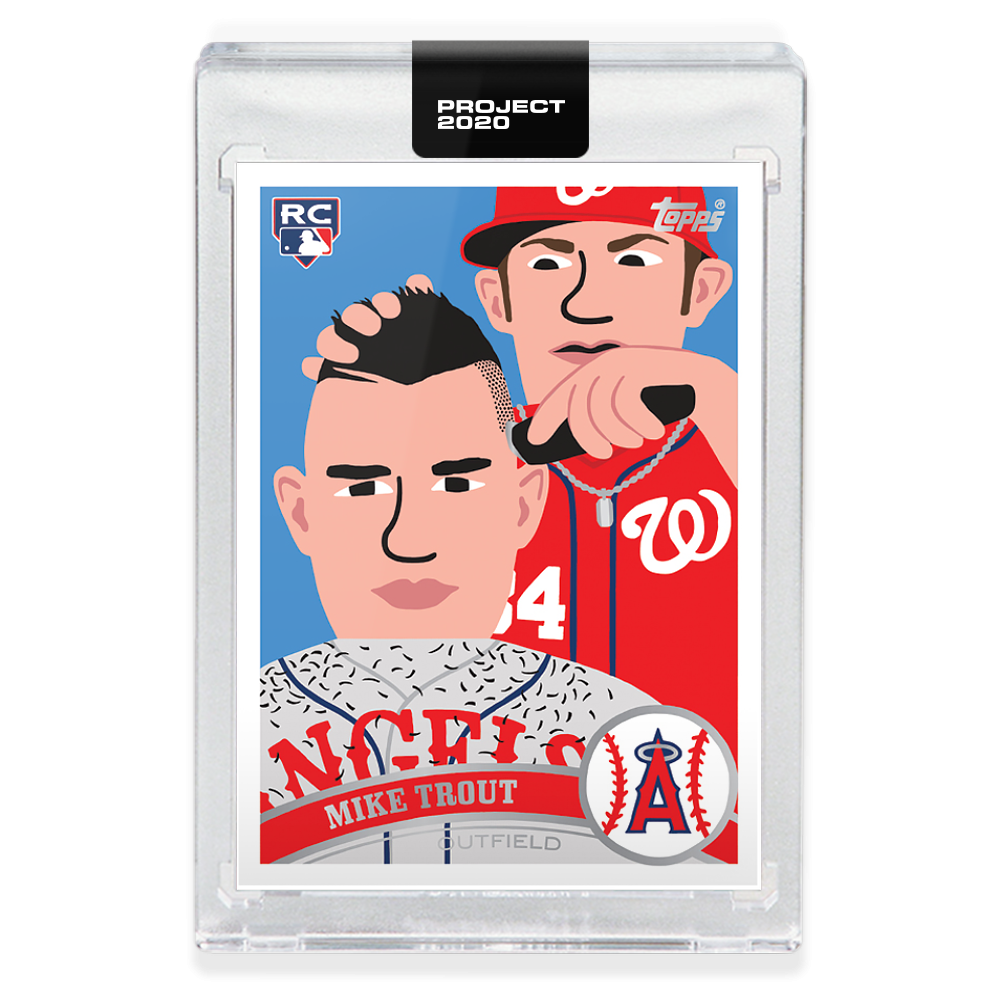 Topps PROJECT 2020 Card 260 - 2011 Mike Trout by Keith Shore - Print Run: 6824