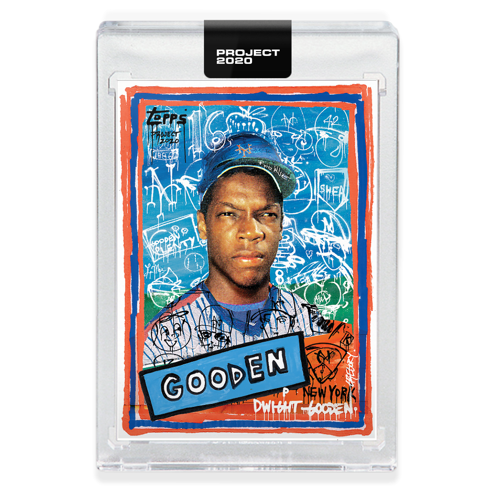 Topps PROJECT 2020 Card 290 - 1985 Dwight Gooden by Gregory Siff - Print Run: 2534