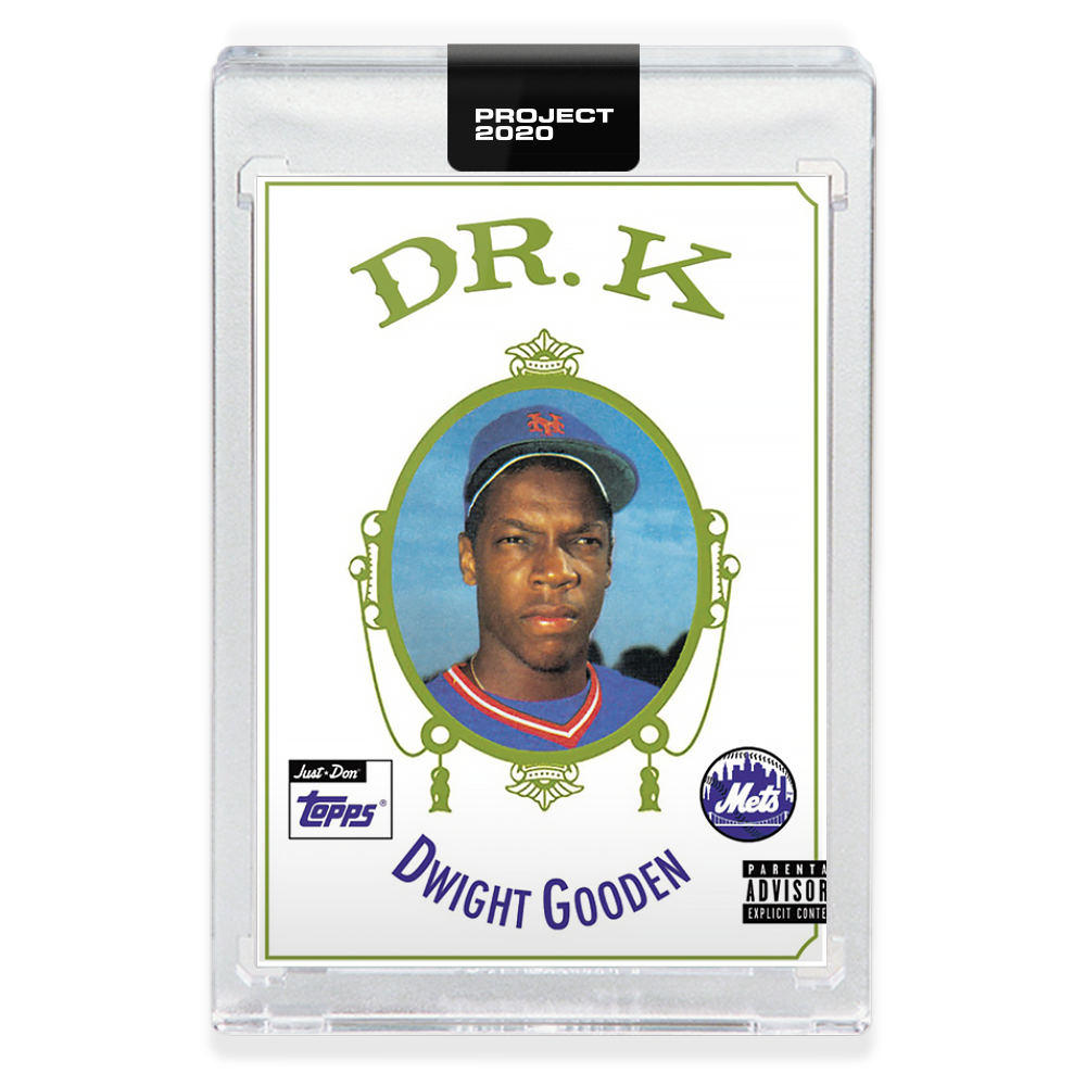 Topps PROJECT 2020 Card 360 - 1985 Dwight Gooden by Don C - Print Run: 2703