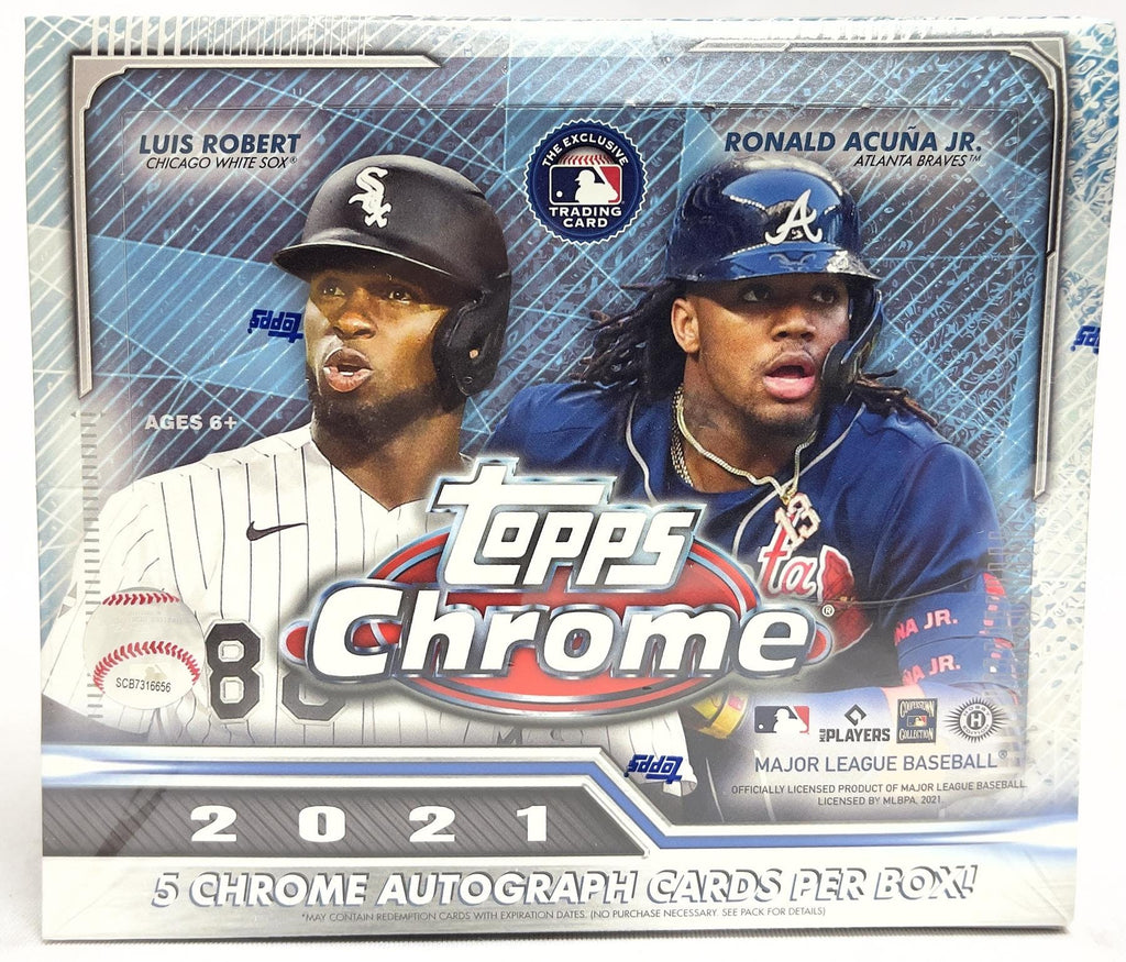 2021 Topps Chrome Baseball Jumbo Hobby Box