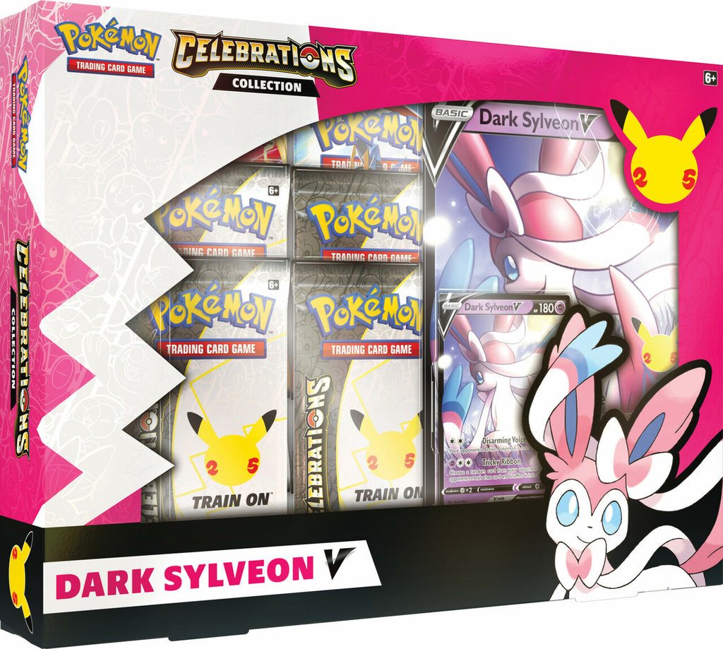 Pokemon TCG: 25th Anniversary Celebrations Dark Sylveon V Collections Dynasty Collectibles Pokemon TCG: 25th Anniversary Celebrations Dark Sylveon V Collections Dynasty Collectibles