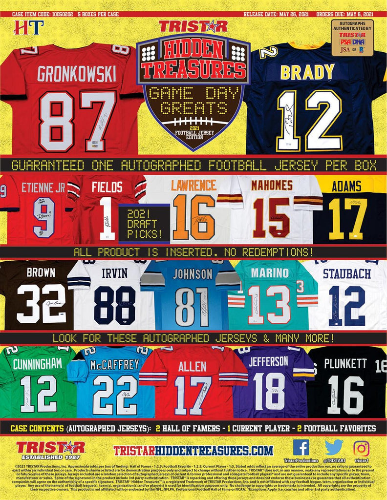 TRISTAR Hidden Treasures Autographed Jersey - 2021 Game Day Greats Edition