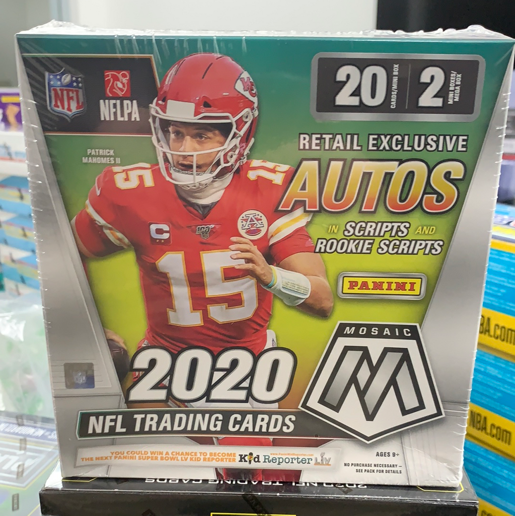 2020 Panini Mosaic Football Mega Box  (Walmart)