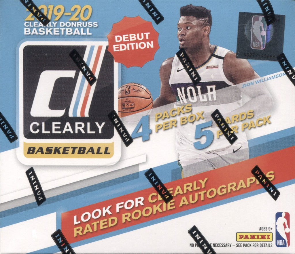 2019-20 NBA Clearly Donruss Hobby Box